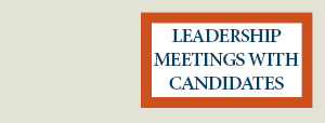 Button for Election Guide - Leadership Meetings with Candidates1